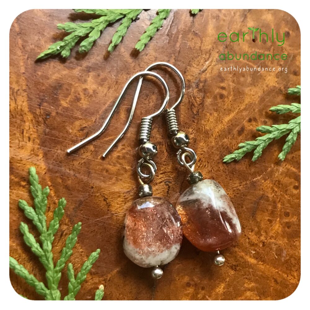 8762 Self-Empowering Sunstone Earrings