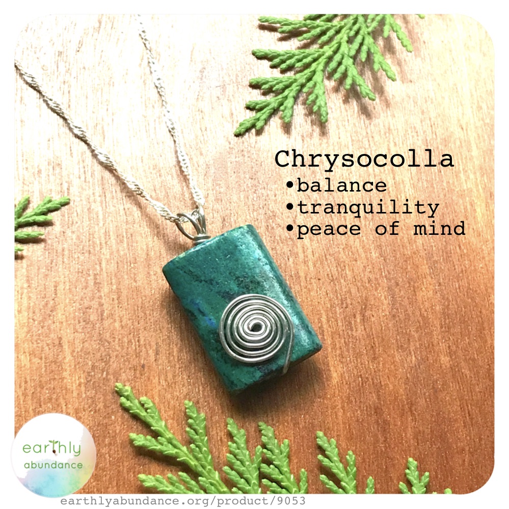 9053 Chrysocolla Reversible Necklace