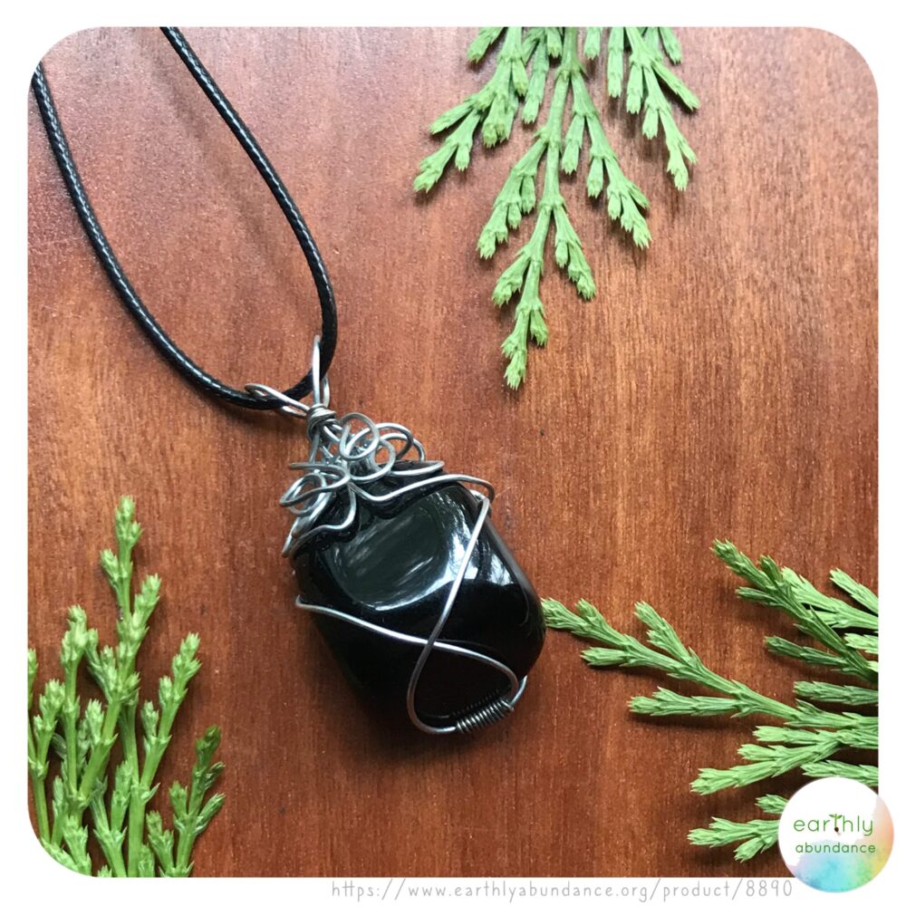 8890 Onyx + Steel Necklace