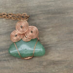 10940 Aventurine + Copper Necklace