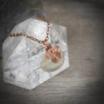 11221 Citrine + Copper Necklace