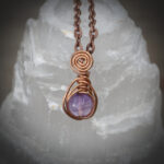 11279 Amethyst + Copper Necklace
