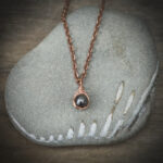 11285 Hematite + Copper Necklace